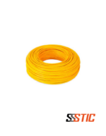 Rollo de 500m de cable de red Legrand Categoría 6A F/UTP amarillo con cubierta de seguridad LSFRZH-3.