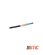 Cable de fibra óptica multimodo Siemon XGLO OM4 de 24 hilos, chaqueta LSZH negra, protección antirroedor no metálica.