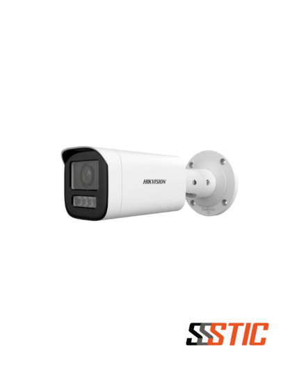 Cámara de red tipo bullet Hikvision DS-2CD1623G2-LIZU de 2 MP con lente varifocal motorizado y tecnología Smart Hybrid Light.