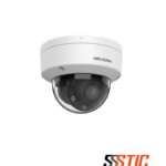 Cámara de red tipo domo Hikvision DS-2CD1743G2-LIZU de 4 MP con lente varifocal motorizado y tecnología Smart Hybrid Light.