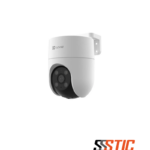 Cámara de seguridad Wi-Fi motorizada EZVIZ H8c de 3MP con visión nocturna a color y detección de personas mediante IA.