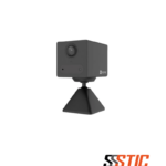 Cámara de seguridad compacta con batería EZVIZ CB2 en color negroblanco con base magnética y resolución 1080p.
