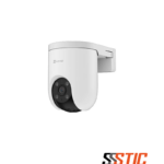 Cámara de seguridad exterior EZVIZ H8c Pro 3K de 5MP con seguimiento automático, zoom inteligente y visión nocturna a color.