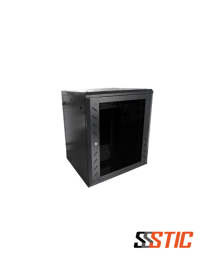 Gabinete de pared de gran capacidad Finen WMG6615 de 15 RU abatible con profundidad total de 600mm.