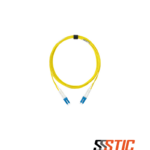 Patch cord de fibra óptica monomodo Siemon XGLO LC a LC dúplex de 3 metros, color amarillo con chaqueta LSZH.