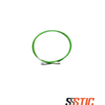 Patch cord de red blindado Siemon Z-MAX Categoría 6A de 1.5 metros, color verde con chaqueta LSZH y bota snagless.