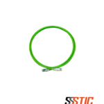 Patch cord de red blindado Siemon Z-MAX Categoría 6A de 2.1 metros, color verde con bota snagless y chaqueta LSZH.