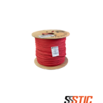 Cable de incendio flexible Condenerg 2x14AWG (2.5mm²) con cubierta LSZH color rojo, diseñado para circuitos de detección y alarma.