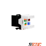 Jack Keystone Cat 6 UTP Linkbasic JKA09-UC6 de 180 grados para cableado estructurado de red. (2)