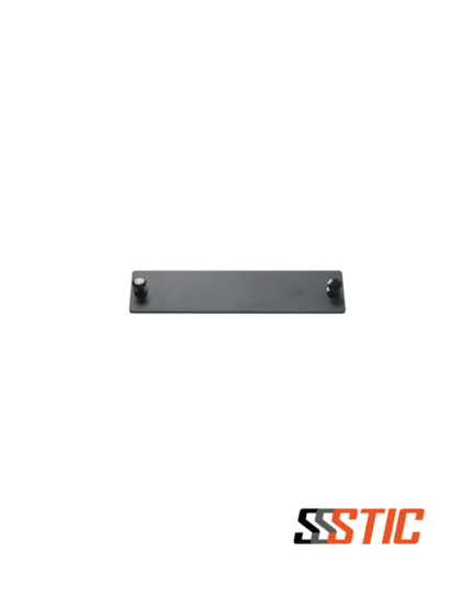 Placa ciega LGX Nexconec MP3PL00 para sellado de puertos vacíos en bandejas de fibra óptica modulares.