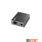 Convertidor de medios WDM Fast Ethernet a fibra monomodo TP-Link MC111CS con un solo conector SC y alcance de 20km.