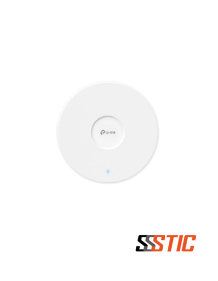 Punto de Acceso Wi-Fi 7 Tri-Banda TP-Link Omada EAP773 con diseño ultra delgado y puerto 10G PoE+.