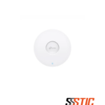 Punto de acceso TP-Link Omada EAP610 Wi-Fi 6 de doble banda con diseño para montaje en techo y puerto Gigabit.
