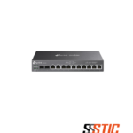 Router VPN Gigabit 3-en-1 TP-Link Omada ER7212PC con puertos PoE+ y controlador integrado.