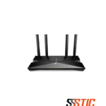 Router Wi-Fi 6 GPON TP-Link Aginet XX230v AX1800 con antenas externas de alto rendimiento y puertos Gigabit.