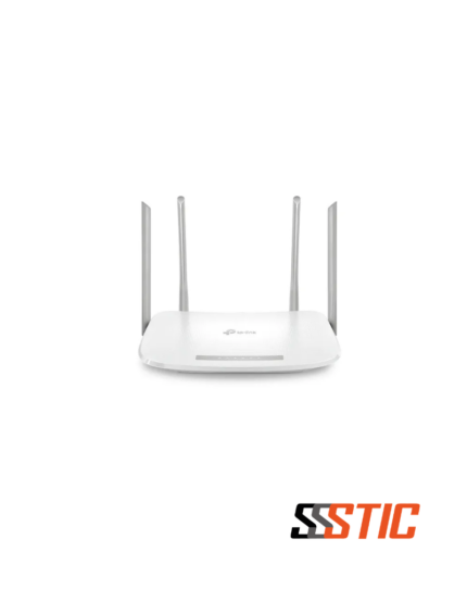 Router inalámbrico Gigabit de doble banda TP-Link Aginet EC220-G5 con 4 antenas de alta ganancia.