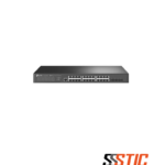 Switch multi-gigabit administrable TP-Link Omada SG3428X-M2 con 24 puertos 2.5G y 4 ranuras SFP+ de 10 Gbps.
