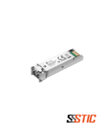 Transceptor SFP Gigabit multimodo TP-Link SM311LM con conector LC duplex para distancias de hasta 550 metros.