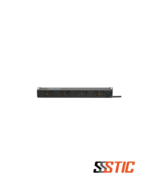 Multitoma Horizontal Quest MH-4713 | Grado Industrial de 19" | 10 Tomas NEMA 5-15R con Polo a Tierra | Breaker de 15A | 125V/250V - Imagen 2