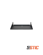 Bandeja sencilla ventilada para rack de 19 pulgadas marca Quest modelo BL-1006 de 2 RU y 15 pulgadas de profundidad color negro