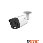 Cámara Dahua HDCVI Eyeball 4K de 8MP con tecnología Smart Dual Light de 40 metros, micrófono integrado y protección metálica IP67