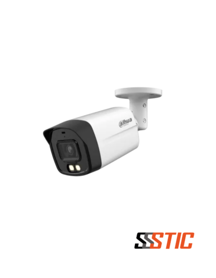 Cámara Dahua HDCVI Eyeball 4K de 8MP con tecnología Smart Dual Light de 40 metros, micrófono integrado y protección metálica IP67