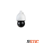 Cámara PTZ Dahua WizSense de 4MP con zoom óptico de 45x, visión nocturna infrarroja de 150 metros y seguimiento inteligente auto-tracking.