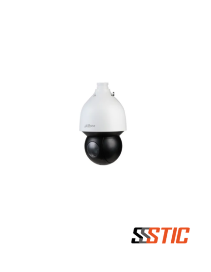 Cámara PTZ Dahua WizSense de 4MP con zoom óptico de 45x, visión nocturna infrarroja de 150 metros y seguimiento inteligente auto-tracking.