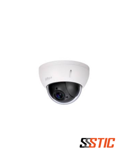 Cámara analógica Dahua HDCVI PTZ mini domo de 2MP con zoom óptico de 4x, tecnología Starlight, protección antivandálica IK10 e impermeable IP66