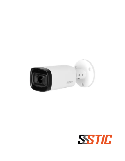 Cámara analógica Dahua Lite tipo bullet de 2MP con lente varifocal motorizado de 2.7 a 12mm, visión nocturna Smart IR de 80 metros y carcasa metálica IP67