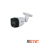 Cámara analógica Dahua Lite tipo bullet de 2MP con tecnología Smart Dual Light, visión nocturna a color de 30 metros, micrófono incorporado y carcasa metálica IP67