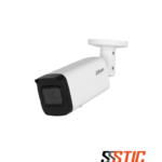 Cámara ip bullet Dahua WizSense de 8MP con lente varifocal motorizado, visión nocturna IR de 60 metros y protección IP67.