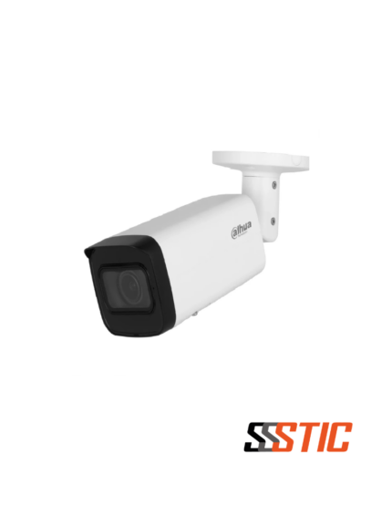 Cámara ip bullet Dahua WizSense de 8MP con lente varifocal motorizado, visión nocturna IR de 60 metros y protección IP67.