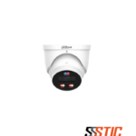 Cámara tipo eyeball Dahua WizSense TiOC Pro de 4MP con tecnología WizColor, disuasión activa con luces rojaazul y Smart Dual Light.