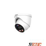 Cámara tipo eyeball Dahua WizSense TiOC Pro de 8MP 4K con tecnología WizColor, disuasión activa con luces rojaazul y Smart Dual Light.