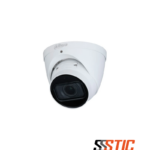 Cámara tipo eyeball Dahua de 4MP con lente varifocal motorizado, visión nocturna IR de 50 metros y protección IP67.