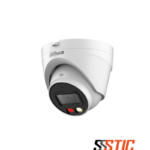 Cámara tipo eyeball Dahua de 4MP con tecnología Smart Dual Light, micrófono integrado y protección IP67 para videovigilancia.