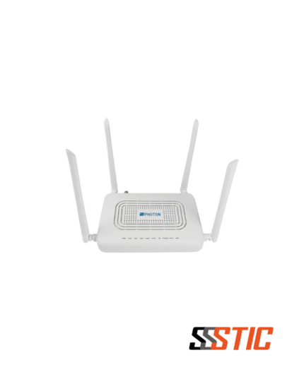 ONT XPON Photon PTF2262R con 2 puertos Gigabit Ethernet, Wi-Fi AC Dual Band EasyMesh, puerto de telefonía fija FXS y salida coaxial CATV
