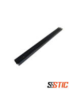 Organizador de cables vertical de doble ducto de PVC marca Quest modelo OV-4513 de 45 RU para gabinetes de piso