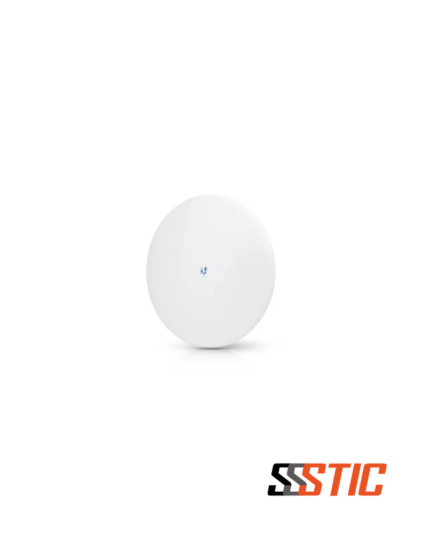 CPE Ubiquiti LTU-Pro de alta ganancia con plato integrado de 24 dBi para redes inalámbricas de alto rendimiento