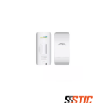 CPE outdoor Ubiquiti NanoStation locoM5 de 5 GHz con antena integrada de 13 dBi e inyector PoE
