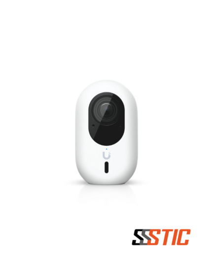 Cámara de seguridad inalámbrica compacta Ubiquiti UniFi Protect G6 Instant para interiores y exteriores con sensor de imagen 4K de 8MP, motor de IA y conectividad WiFi