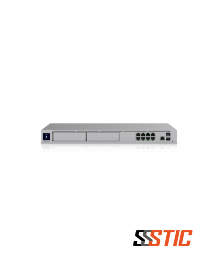 Consola de seguridad en rack Ubiquiti UniFi Dream Machine Pro Max UDM-Pro-Max con puertos 10G SFP+ y pantalla táctil