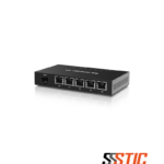 Enrutador compacto Ubiquiti EdgeRouter X SFP con 5 puertos Gigabit Ethernet PoE y 1 puerto de fibra SFP