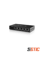 Enrutador compacto Ubiquiti EdgeRouter X SFP con 5 puertos Gigabit Ethernet PoE y 1 puerto de fibra SFP