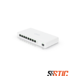 Enrutador compacto Ubiquiti UISP Router con 8 puertos Gigabit Ethernet PoE y 1 puerto SFP de fibra para MicroPoP