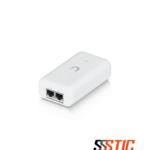 Inyector PoE+ Ubiquiti UniFi UACC-PoE+-2.5G de 48V y 30W con conectores RJ45 blindados con soporte Multi-Gigabit de hasta 2.5 Gbps.