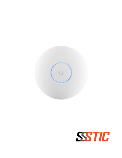 Punto de acceso inalámbrico de techo Ubiquiti UniFi U7 Long-Range U7-LR con luz LED circular y tecnología WiFi 7