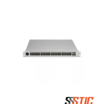 Switch de alto rendimiento de Capa 3 Ubiquiti UniFi USW-Pro-48-PoE con 48 puertos Gigabit, 4 ranuras SFP+ 10G y pantalla táctil
