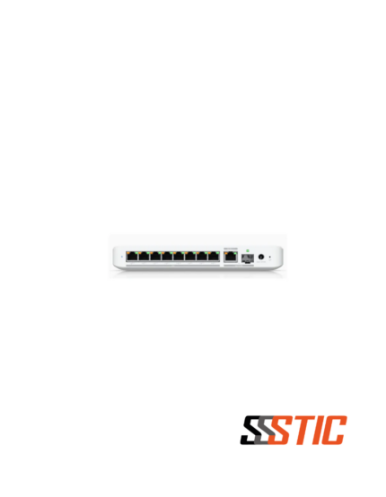 Switch multi-gigabit Ubiquiti UniFi USW-Flex-2.5G-8-POE con 8 puertos de 2.5G y puerto combo uplink de 10G SFP+